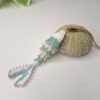 Marine – tirkizno-bijeli set ogrlica